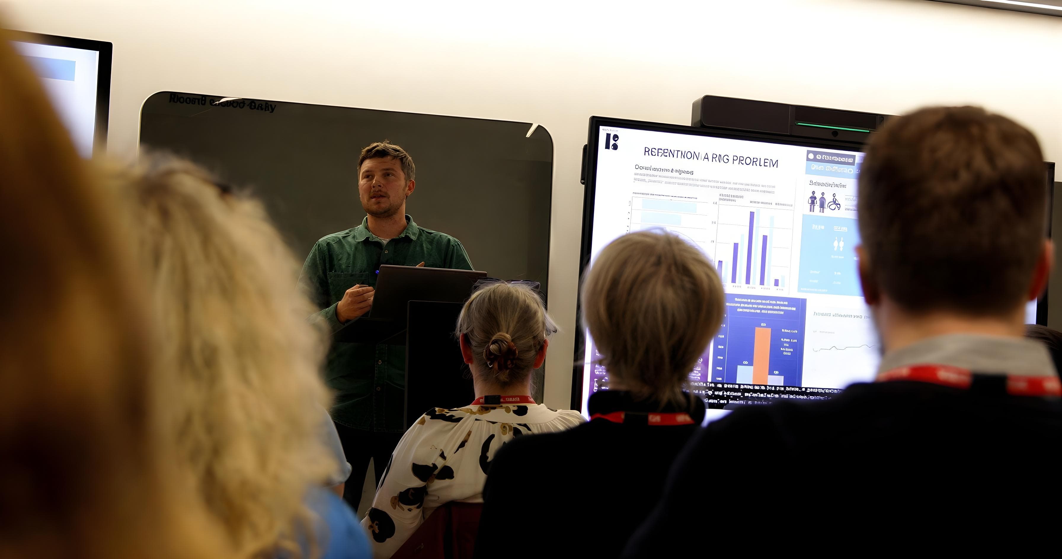 Matthew Burgess from Bovis explaining why small changes to site welfare provision can make profound differences.